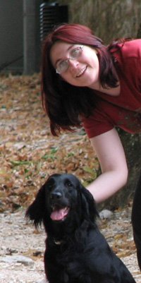 Me with my dog Candy
